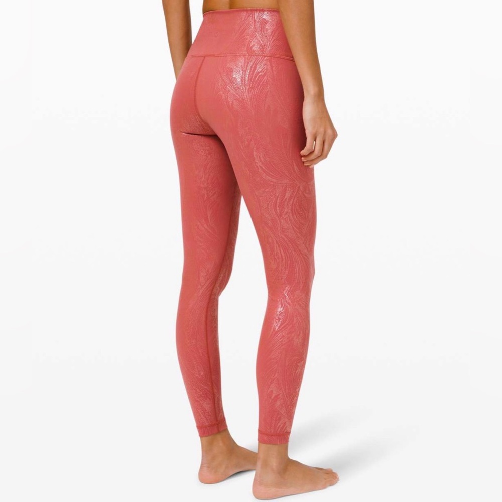 Lululemon Wunder Under High Rise Tight soft Cranberry pink size 4